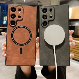 Wireless Charge Leather for Samsung Galaxy S