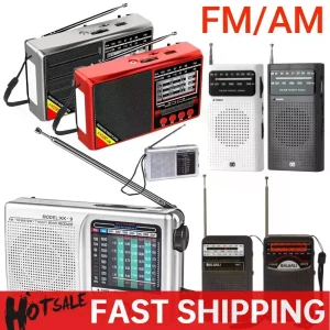 Portable Mini Radio Full Band FM/AM/SW Battery Operated
