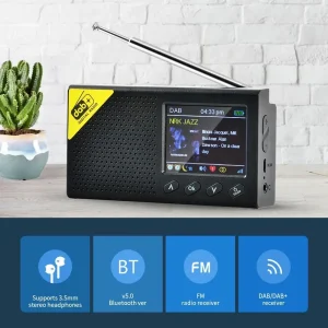 Bluetooth Digital Radio Stereo DAB FM Audio Receiver