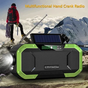 Multifunctional Radio Speaker Hand Crank Solar Crank Dynamo Powered