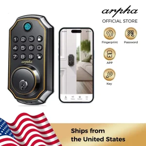 Arpha D280 Keyless Entry Door Lock 5-in-1 Smart Fingerprint Deadbolt